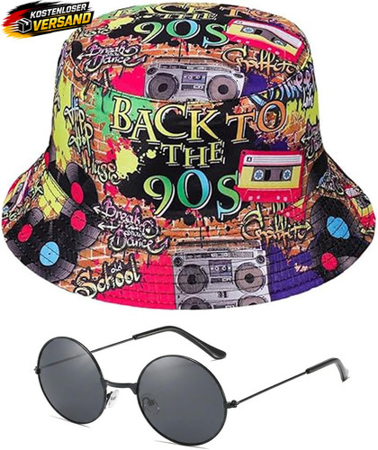 Retro 90er accessoires set - retro,