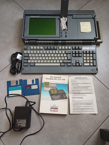 Amstrad ppc640 vintage laptop - amstrad,