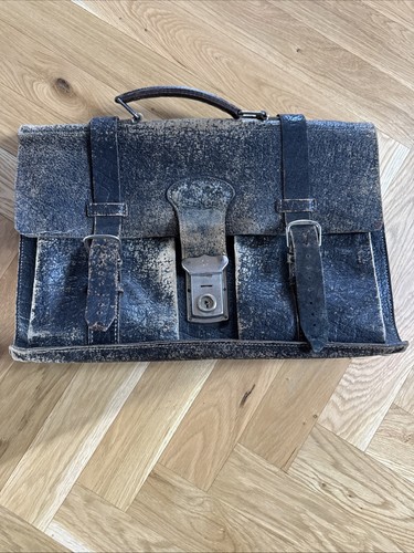 Alte vintage aktentasche braun - alte,