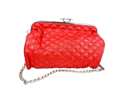 Vintage clutch handtasche rot - vintage,