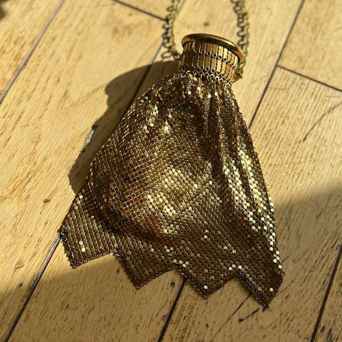 Vintage gold metall mesh - vintage,