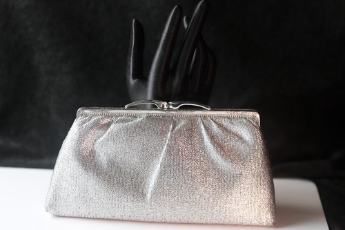 Silberhochzeits-Handtasche/Clu
