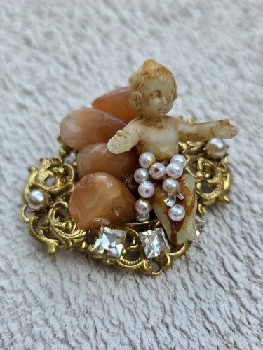 Vintage brosche - vintage,