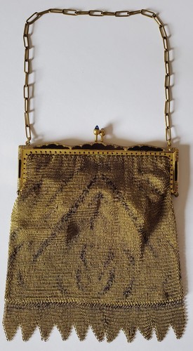 Vintage mesh geldbeutel - mesh,