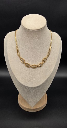 Vintage collier halskette - vintage,