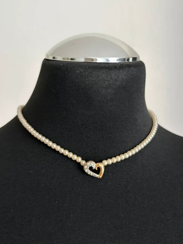 Vintage perlen choker mit - vintage,