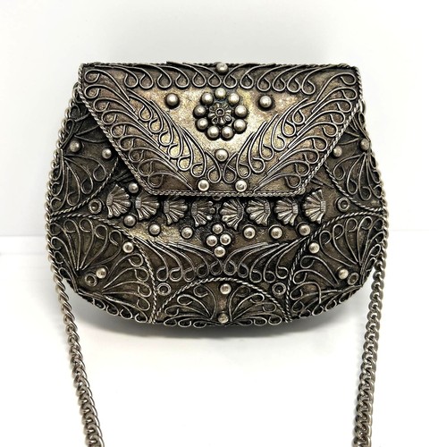 Vintage filigrane abendtasche - vintage,
