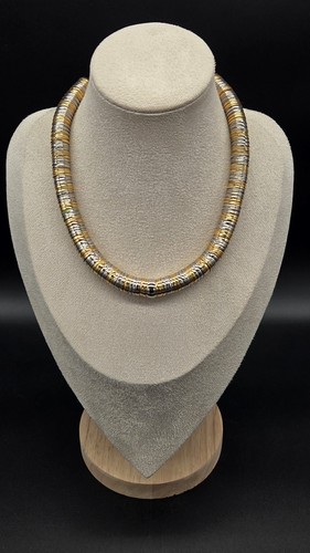 Vintage halskette bicolor - vintage,