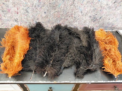 Federn vintage boa hutschmuck - federn,