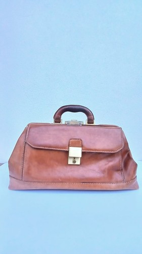 Vintage arzttasche leder - vintage, braun